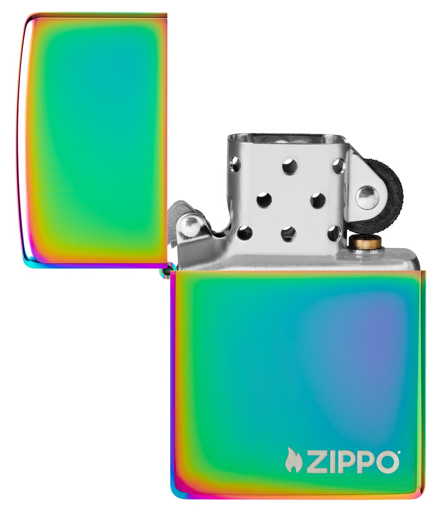 クラシックなマルチカラーのzippoロゴ