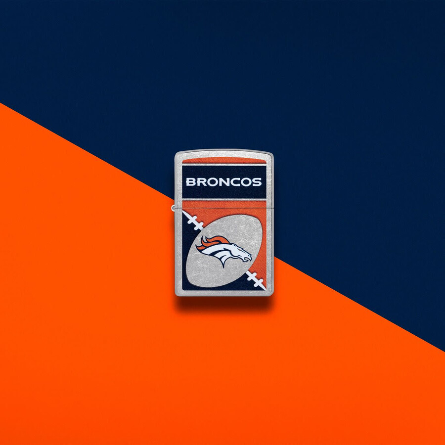 nflデンバーブロンコスのクロームロゴデザイン