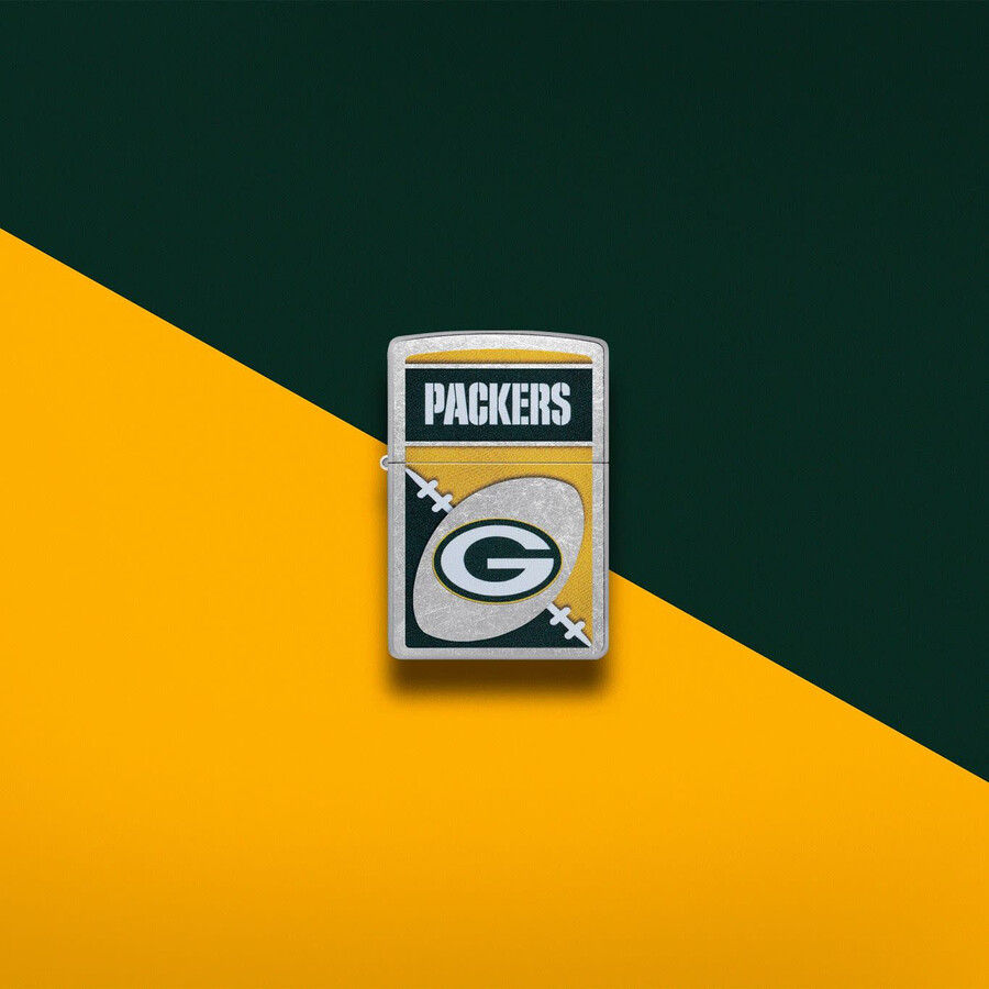 nfl グリーンベイパッカーズのクロームロゴデザイン