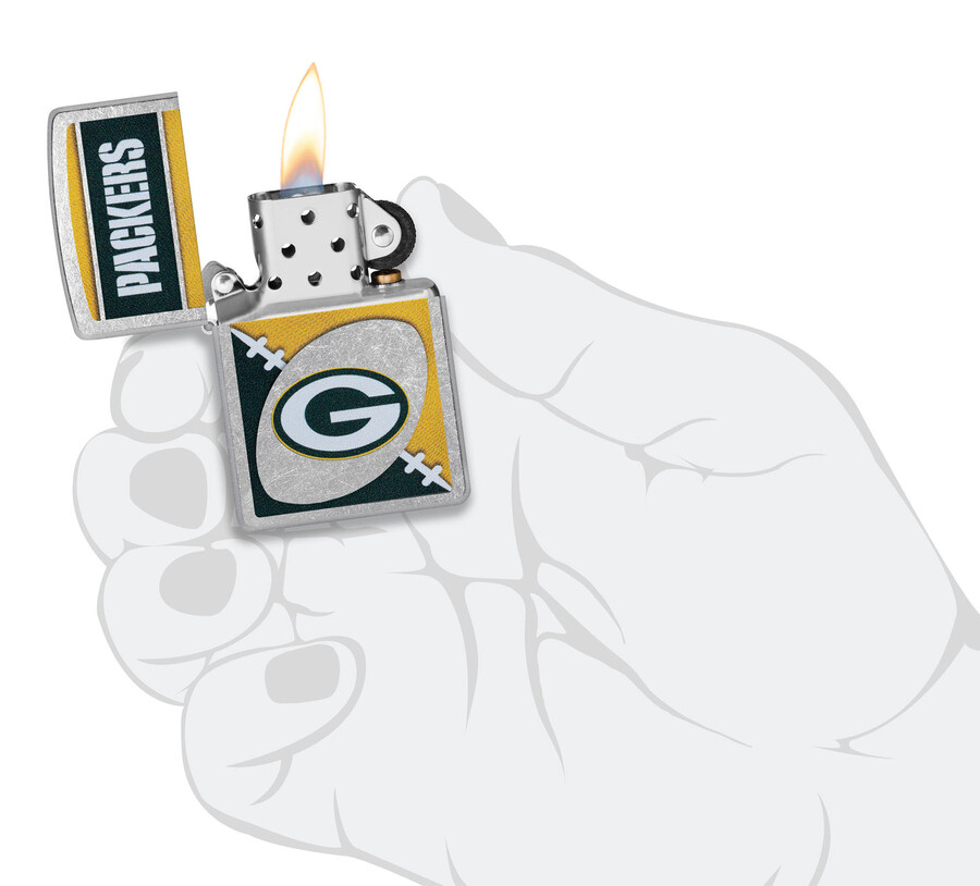 nfl グリーンベイパッカーズのクロームロゴデザイン