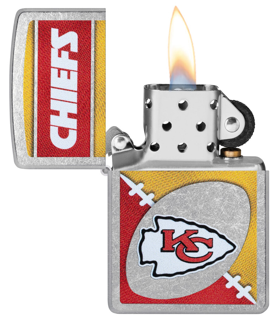 nfl カンザスシティチーフスのクロームロゴデザイン