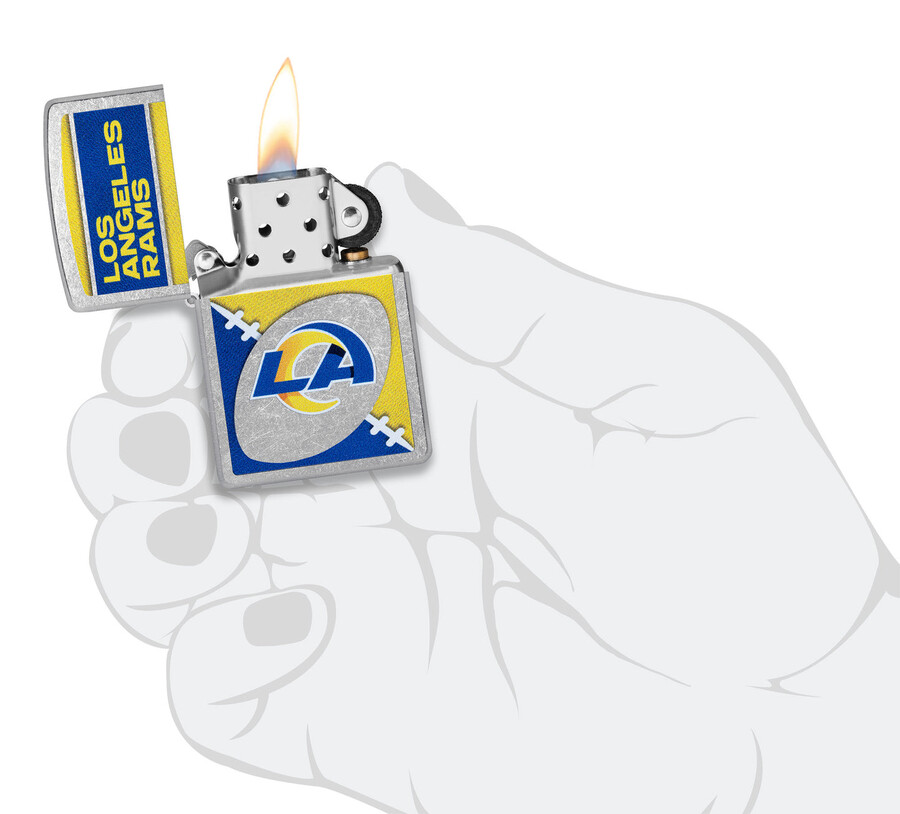 nfl ロサンゼルスラムズ クローム ロゴ デザイン