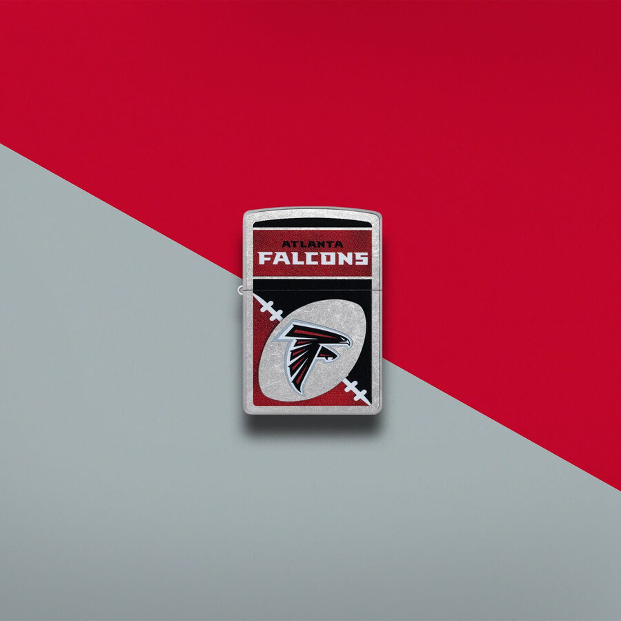 nfl アトランタ ファルコンズのクローム ロゴ デザイン