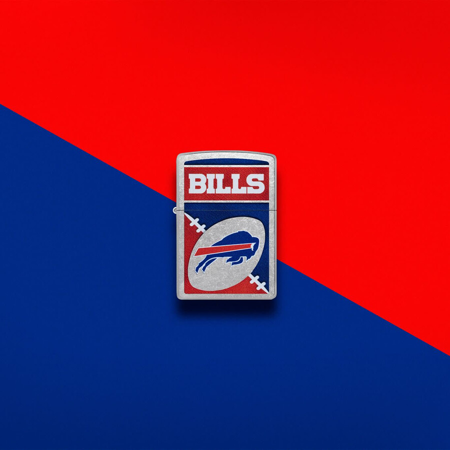 nfl バッファロービルズのクロームロゴデザイン
