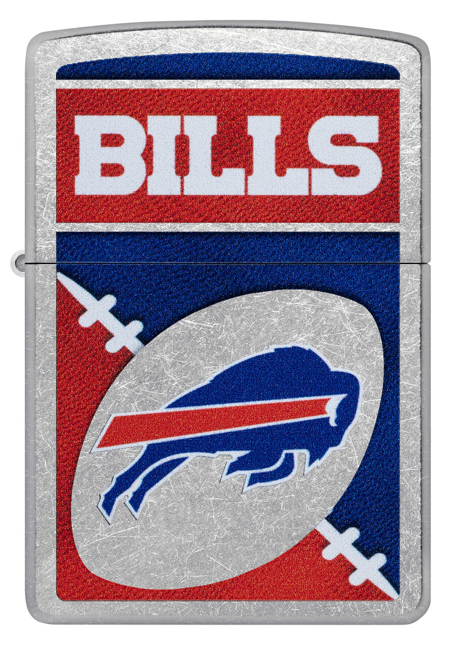 nfl バッファロービルズのクロームロゴデザイン