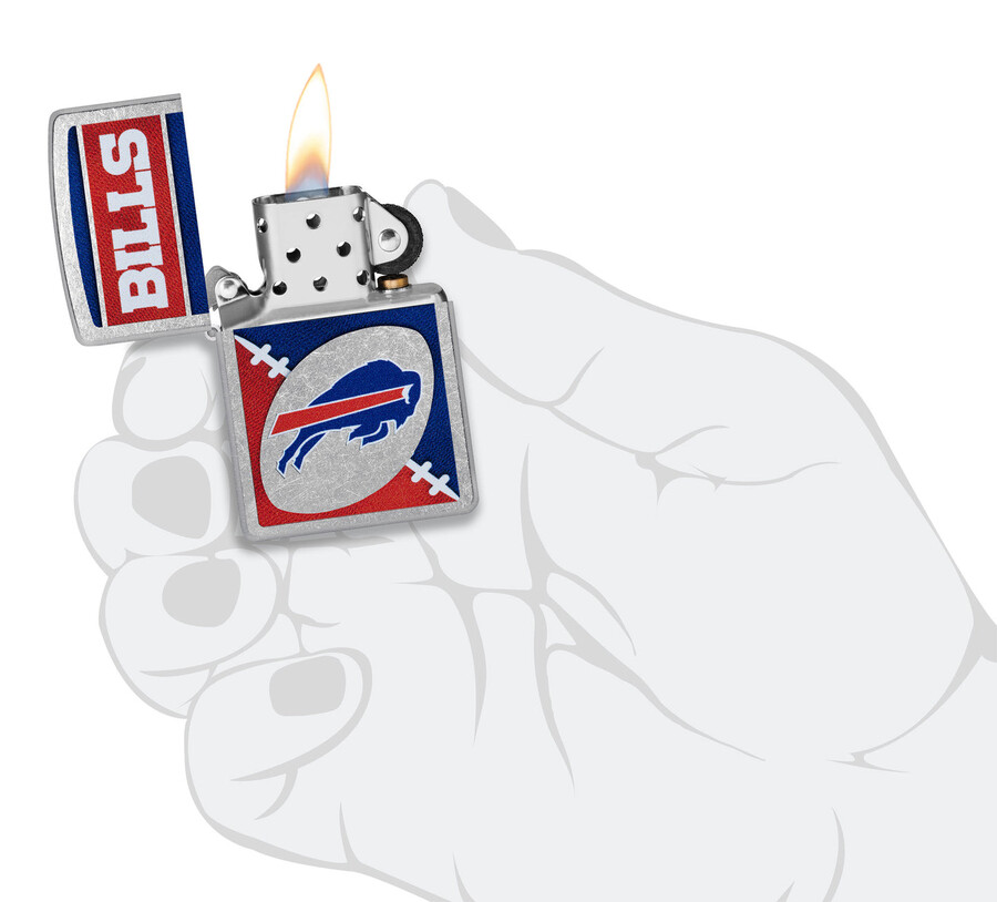 nfl バッファロービルズのクロームロゴデザイン