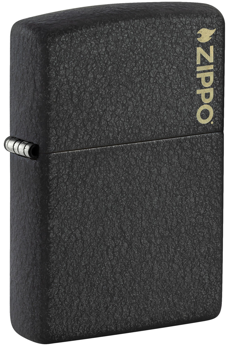 クラシックブラッククラックル zippo ロゴ