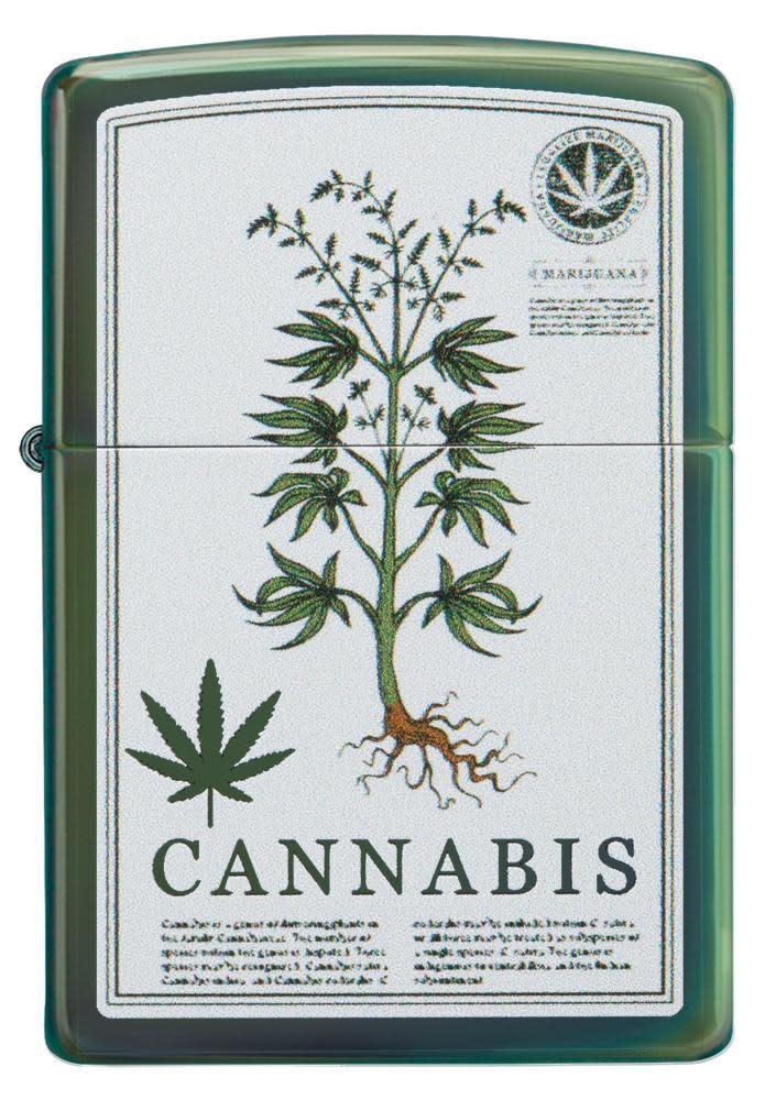 ハイポリッシュグリーンカンナビスデザイン