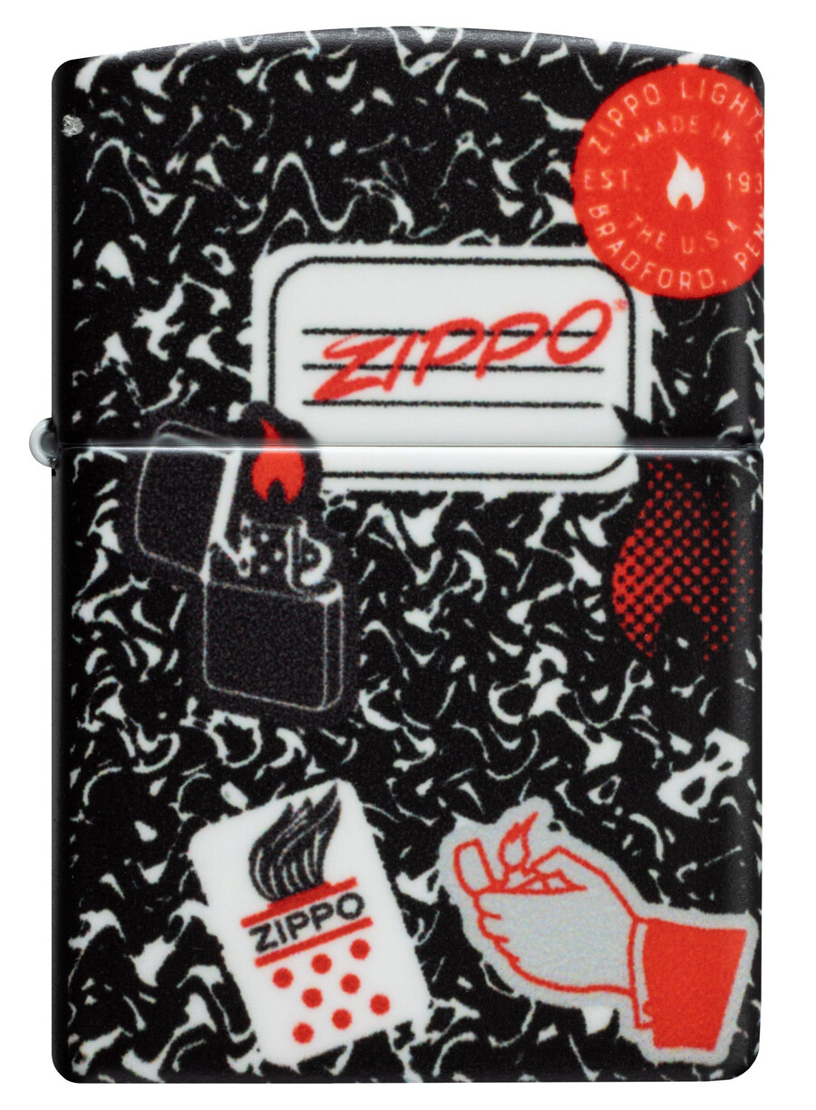 zippoノートのデザイン