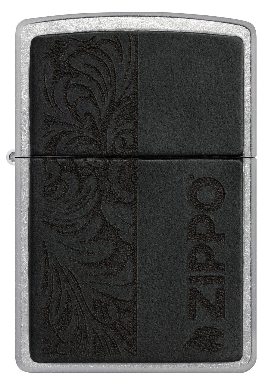 ブラックレザーエンブレム - zippoデザイン