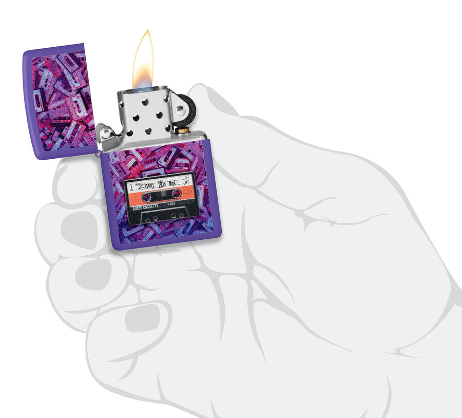 zippoカセットテープのデザイン
