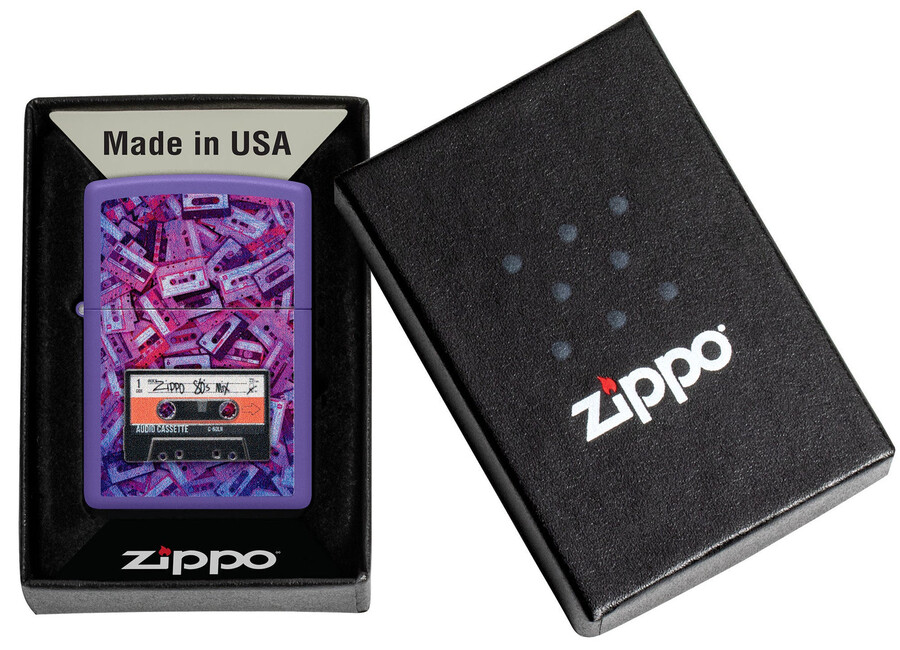 zippoカセットテープのデザイン