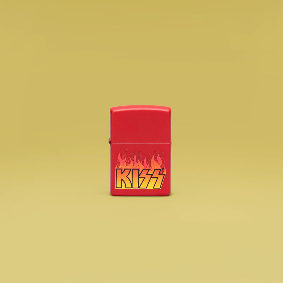 kiss 炎のロゴデザイン
