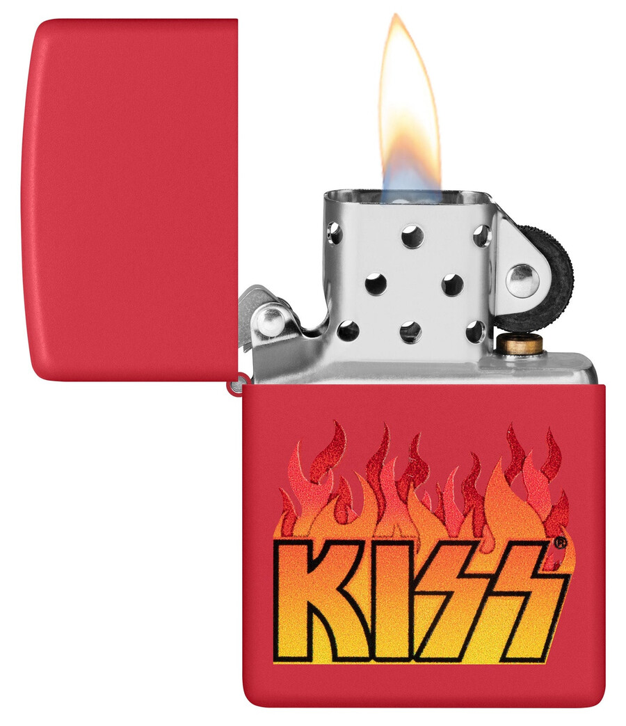 kiss 炎のロゴデザイン