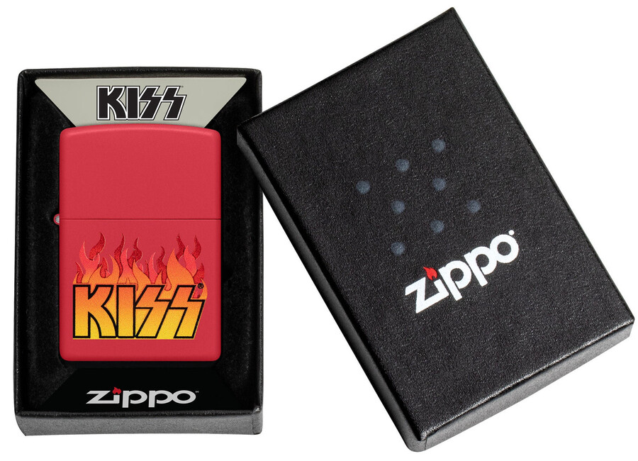 kiss 炎のロゴデザイン