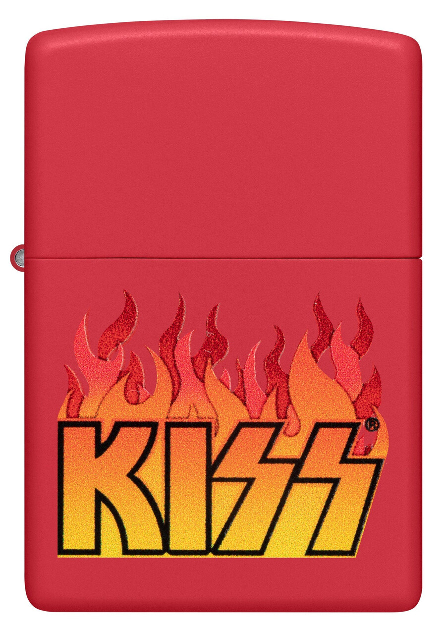 kiss 炎のロゴデザイン