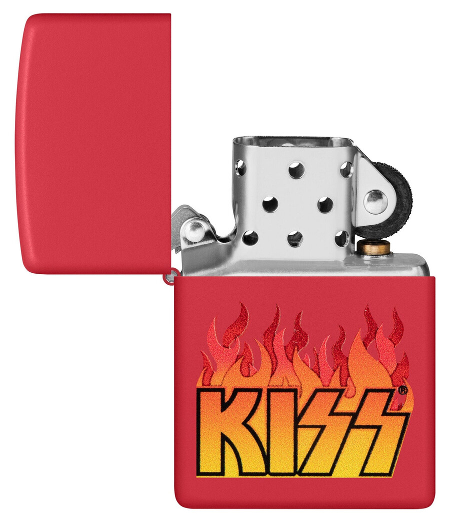 kiss 炎のロゴデザイン