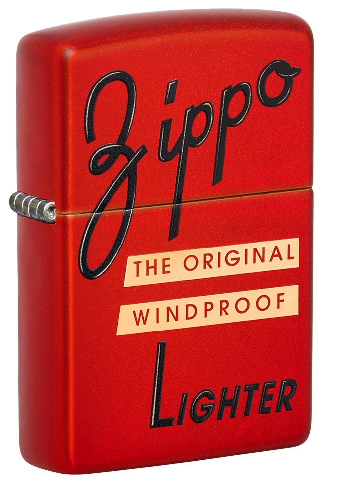 zippo レッドボックストップデザイン