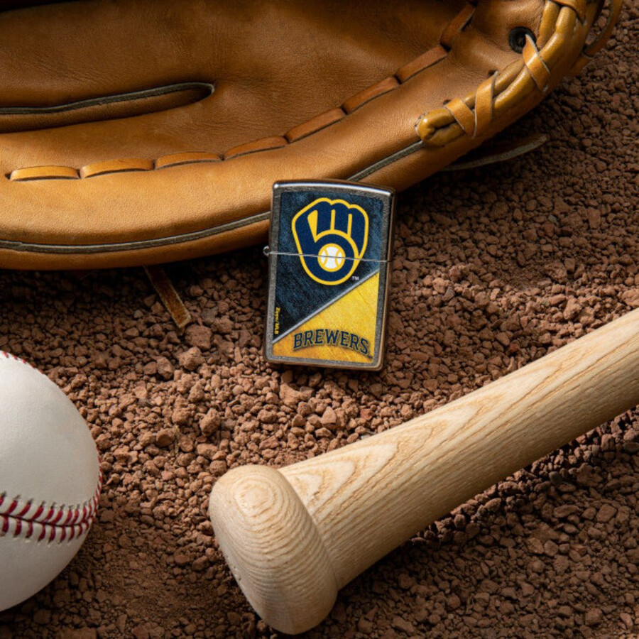 mlb ミルウォーキーブルワーズ カラーブロックデザイン