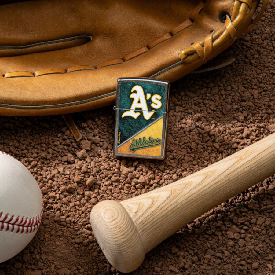 mlb オークランドアスレチックス カラーブロックデザイン