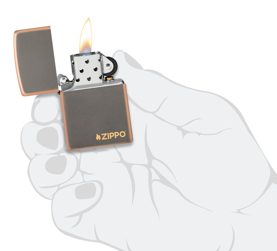ラスティックブロンズzippoロゴ