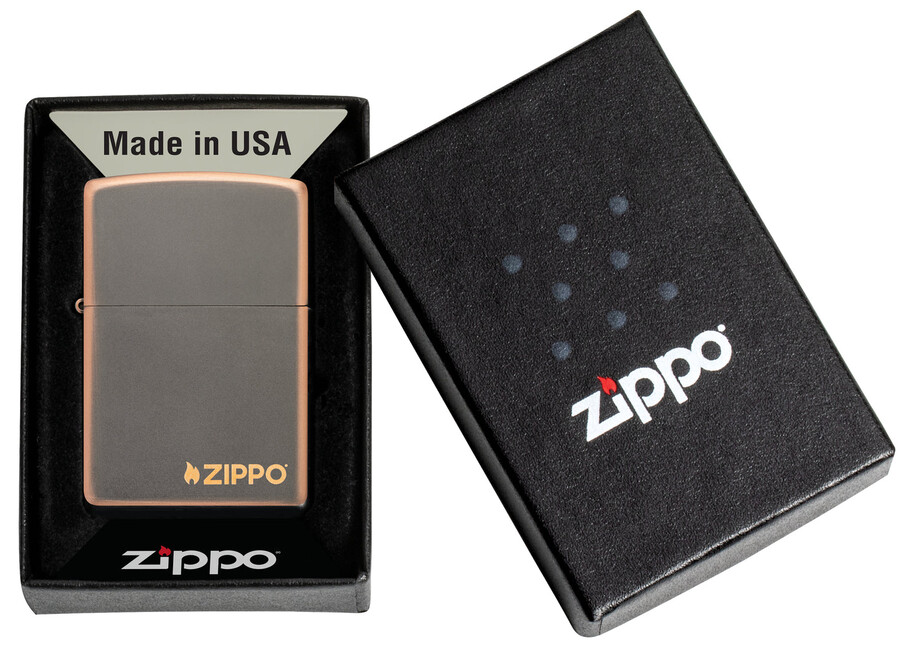 ラスティックブロンズzippoロゴ