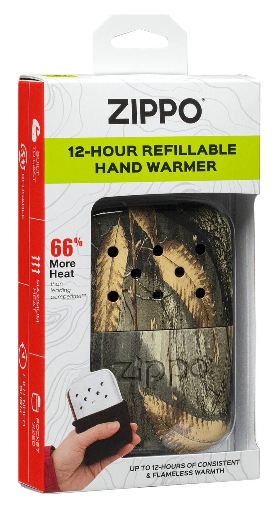 12時間持続 realtree edge 詰め替え式ハンドウォーマー